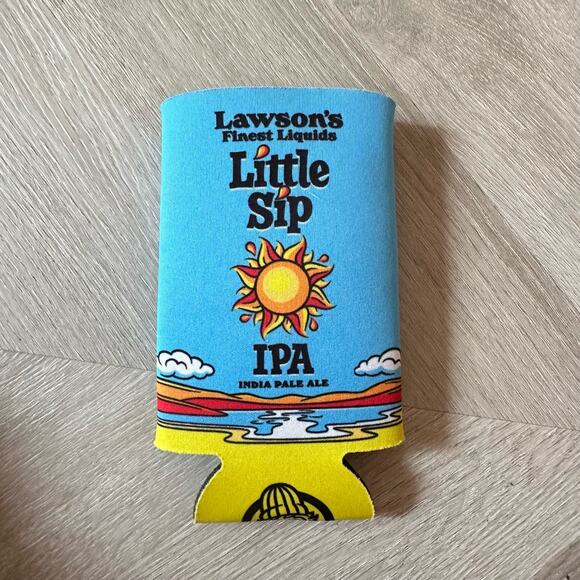 Lawson's Other - Lawson's Finest Little Sip IPA Beer Koozie Cover Blue